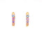 Pastel Colored Stone Hoops Itsallagift