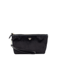 PurseN Getaway Velvet Wristlet Makeup Bag - 3 Colors Available! Black Itsallagift