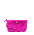 PurseN Getaway Velvet Wristlet Makeup Bag - 3 Colors Available! Fuchsia Itsallagift