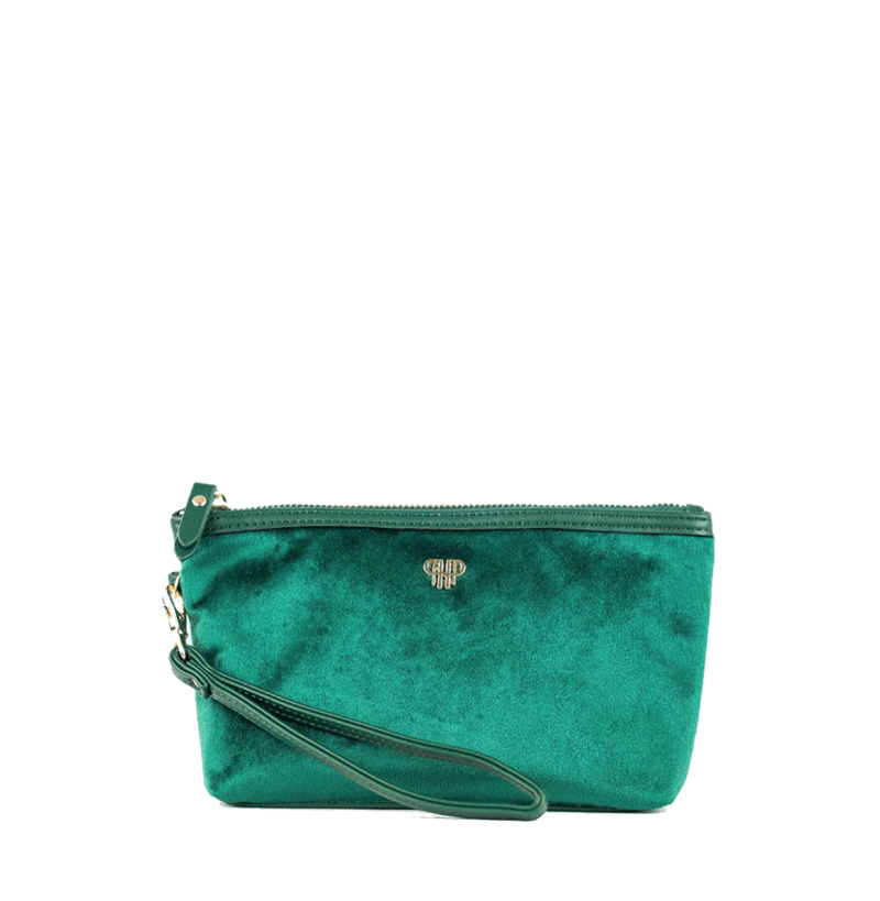Velvet wristlet cheap