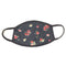 Reusable Face Masks - Pick Your Style! Adult (16+yrs) / Black With Red Flowers Itsallagift