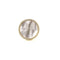 Round Ring With Mother Of Pearl Center And White CZ Halo - 2 Colors Available! Itsallagift