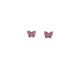Screw-back Butterfly Earring Pink Itsallagift