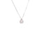 Small Cluster Flower Necklace With White CZ Stones Itsallagift