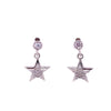 Small Hanging Pave Star Earrings Itsallagift