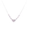 Sterling Silver Bezel Set Heart Necklace Itsallagift