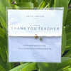 Teachers And Friends 'Thank You' Bracelet Golden Apple Itsallagift