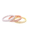 Tri Colored Triple Set Baguette Eternity Rings Itsallagift