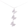 Triple Hanging Butterfly Necklace Itsallagift