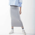 Long Midi Tube Skirt Basic Colors Light Heather / XS Itsallagift