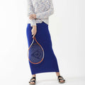 Long Midi Tube Skirt Seasonal Colors Royal Blue / Small Itsallagift