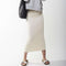 Long Midi Tube Skirt Seasonal Colors Ivory / Small Itsallagift