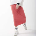 Long Midi Tube Skirt Seasonal Colors Coral / Small Itsallagift
